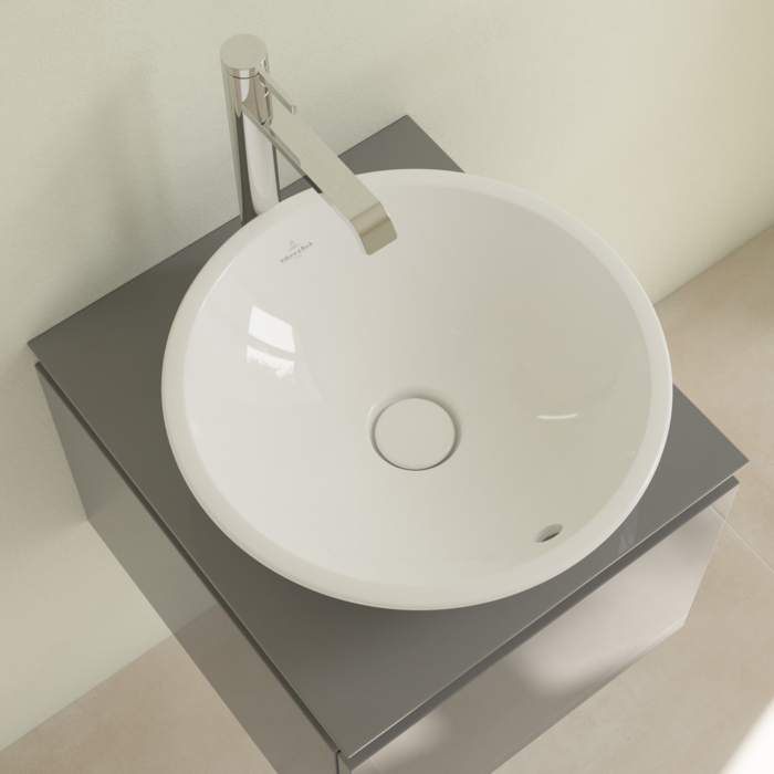 Villeroy&Boch Loop&Friends Раковина 39x21.5 см, без отв., встраиваемая, с переливом, с антигрязевым покрытием CeramicPlus, цвет: белый