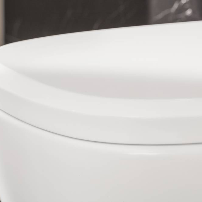 Villeroy&Boch Antheus, Унитаз подвесной, 37.5x56см, с переливом, с антигрязевым покрытием CeramicPlus, цвет: белый