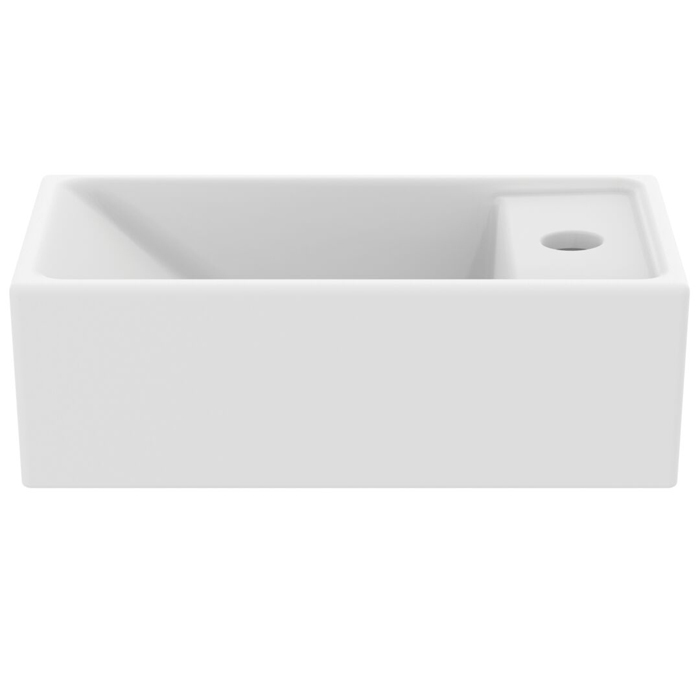 Ideal Standard i.life S Раковина 37x21xh12см, подвесная, с 1 отверстием, Dx, без перелива, цвет: белый матовый