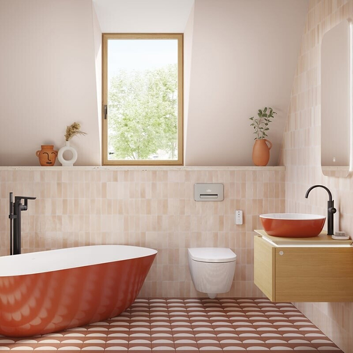Villeroy&Boch Artis Раковина 43x43x13см., накладная, цвет: Rust