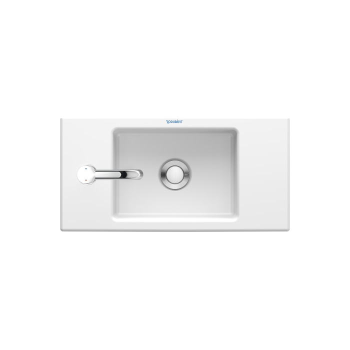 Duravit Vero Air Раковина 50x25 см, накладная, 1 отв., левая, цвет: белый