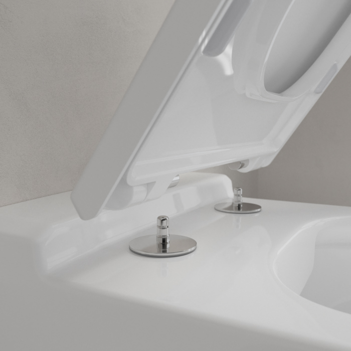Villeroy&Boch Antheus, Унитаз подвесной, 37.5x56см, с переливом, с антигрязевым покрытием CeramicPlus, цвет: белый