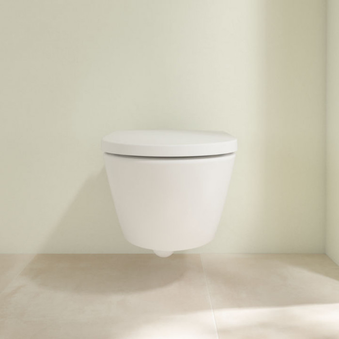 Villeroy&Boch Subway 3.0 Унитаз 37х56х36см., подвесной, TwistFlush, CeramicPlus, цвет: белый камень