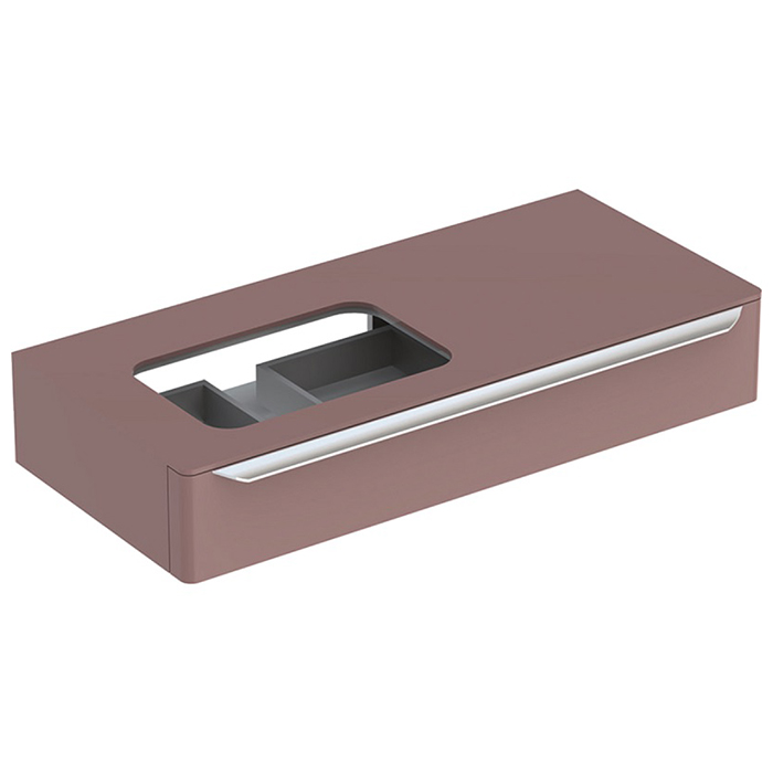 Geberit myDay Тумба с раковиной 115x20x52см., подвесная, с 1 выдв. ящиком, цвет: какао с молоком