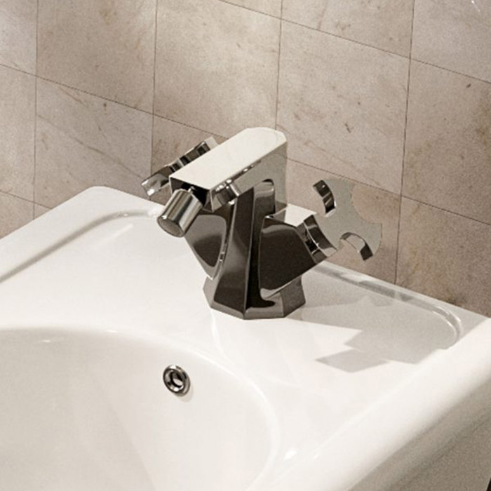 Flaminia Evergreen Смеситель для биде, на 1 отв., цвет: хром