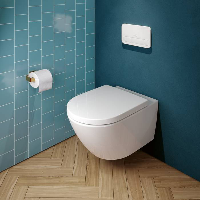 Villeroy&Boch Subway 3.0 Унитаз 37х56х36см., подвесной, TwistFlush, цвет: альпийский белый