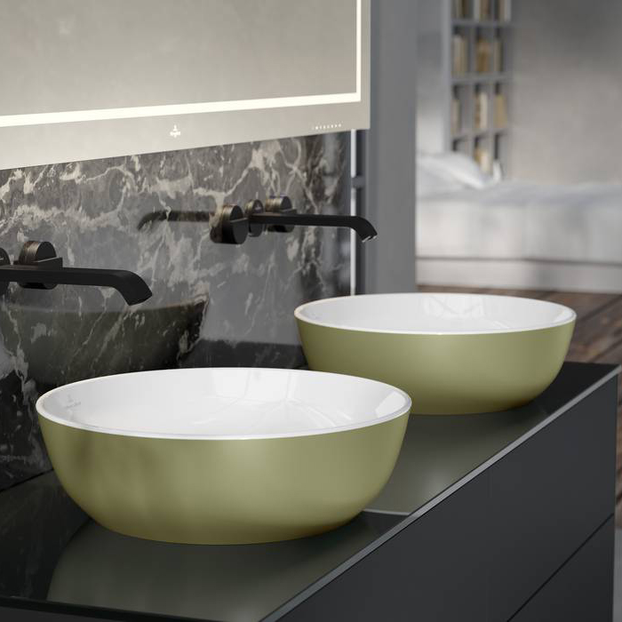 Villeroy&Boch Artis Раковина 43x43x13см., накладная, цвет: Indian Summer