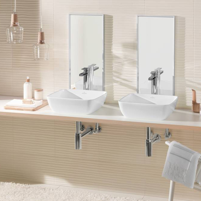 Villeroy&Boch Artis Раковина 41х41 см, без отв., без перелива, с антигрязевым покрытием CeramicPlus, цвет: белый