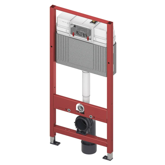 TECE Комплект TECEbase 3.0 c кронштейнами, звукоизоляцией, панелью смыва TECEloop, цвет: белый глянцевый