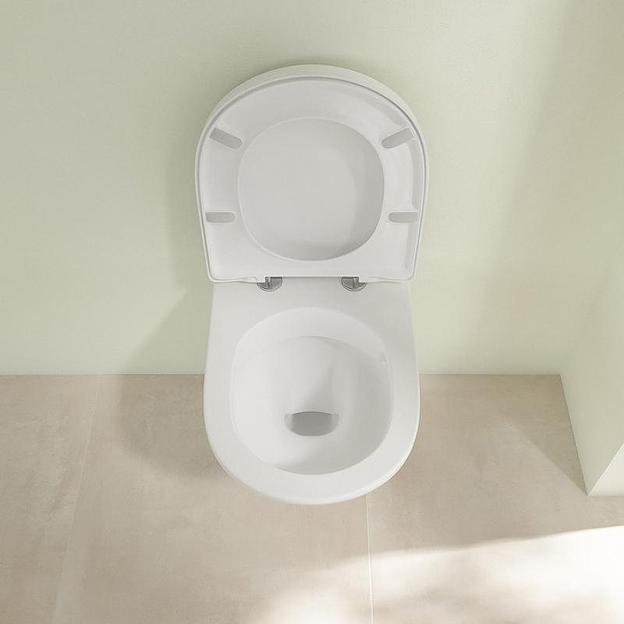 Villeroy&Boch O.novo Унитаз подвесной 36x49 см, безободковый, цвет: белый
