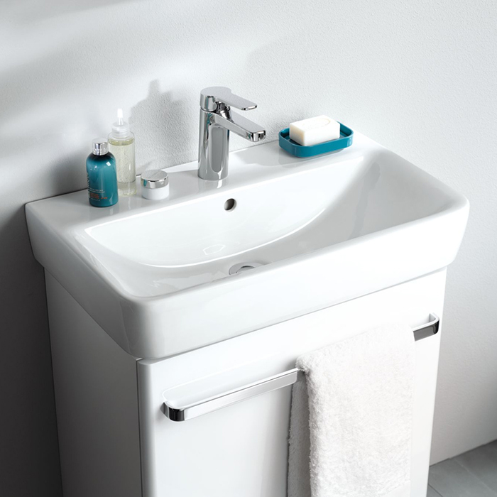 Geberit Renova Nr.1 Comprimo Тумба под раковину 60х55см., подвесная, цвет: белый матовый