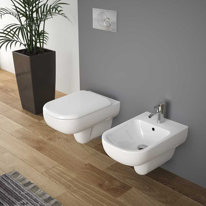 Geberit Smyle Биде подвесное 35х54см., 1 отв., цвет: белый