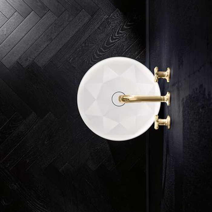 Villeroy&Boch Octagon Раковина 40х40х95 см, без отв., без перелива, цвет: белый