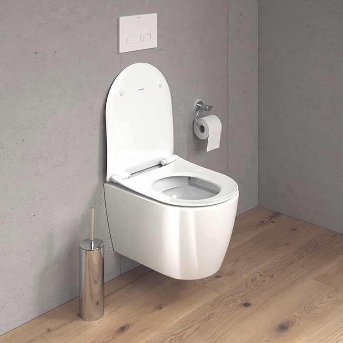 Duravit Soleil by Starck Унитаз 37x48 см, подвесной, безободковый, Weiß Hochglanz, HyG, цвет: белый