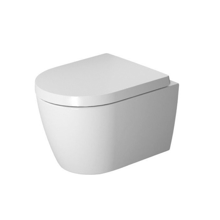 Duravit ME by Starck Унитаз 37x48см., подвесной, безободковый, с сиденьем микролифт, цвет: белый глянцевый