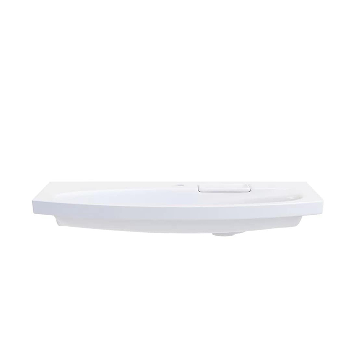Kerama Marazzi Riva Раковина 80х47.5х15см., накладная, мебельная, с крепежом, 1 отв., с переливом, цвет: белый глянцевый