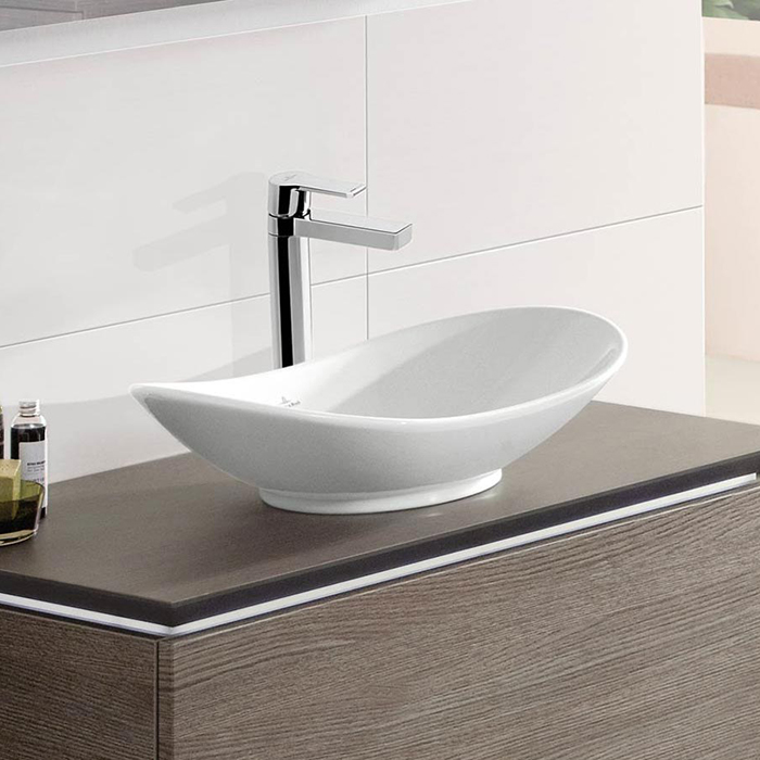 Villeroy&Boch My Nature Раковина 61х36 см, без отв., без перелива, с антигрязевым покрытием CeramicPlus, цвет: белый