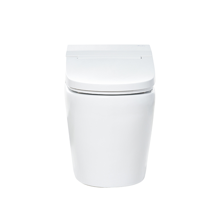 SensPa Tankless Электронный унитаз 39x67x55см, напольный, TCB-8100W, цвет: белый