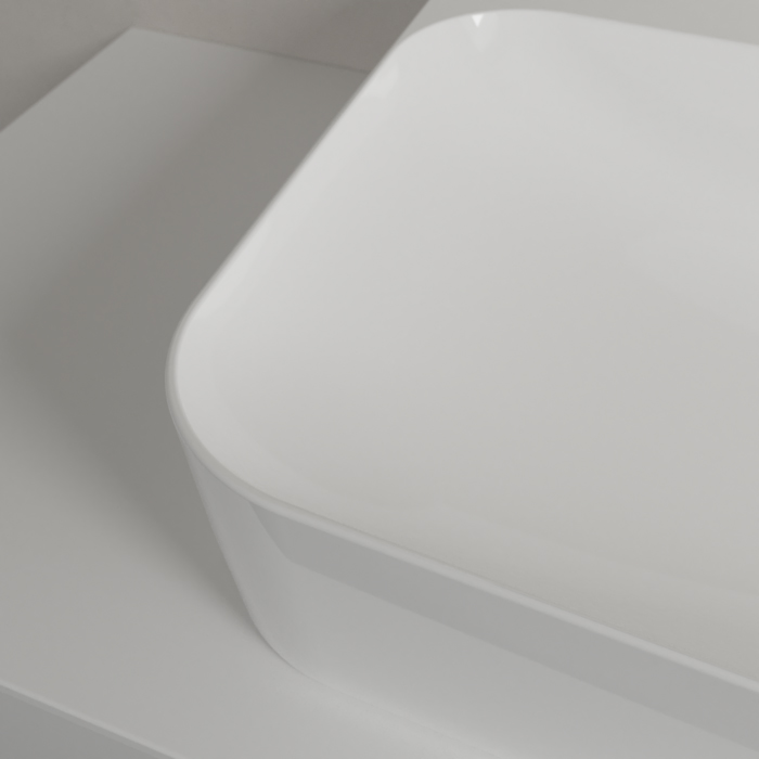 Villeroy&Boch Finion Раковина 100х47 см, 1 отв., с переливом, с антигрязевым покрытием CeramicPlus, цвет: белый