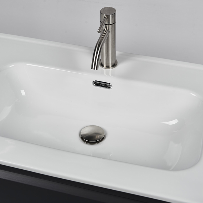 Inda Piccadilly Тумба подвесная 80x45x60см, раковина керамическая, цвет: графит