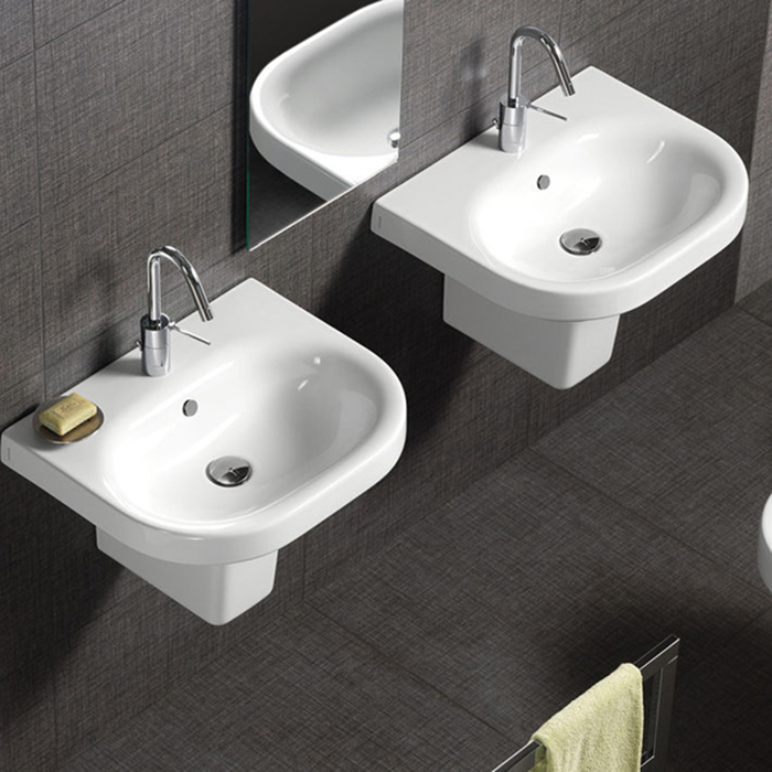 Hatria DayTime Раковина подвесная, 45х37.5см., с 1 отв., цвет: белый