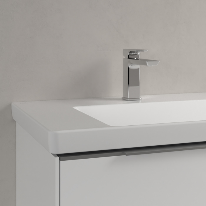 Villeroy&Boch Subway 3.0 Раковина 130х47х17см., 2 отв., подвесная, CeramicPlus, с переливом, цвет: белый камень