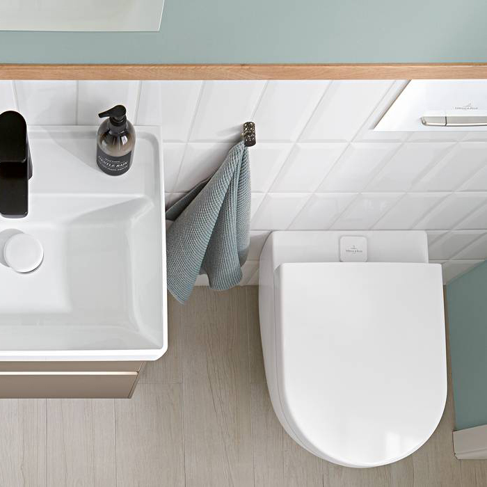 Villeroy&Boch Subway 2.0 Унитаз 36.5x37x56см., подвесной, безободковый, с антигрязевым покрытием CeramicPlus, цвет: альпийский белый