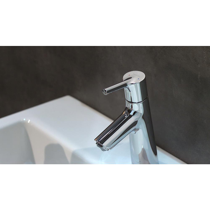 Hansgrohe Talis S Смеситель для раковины 80, на 1 отв, с донным клапаном, излив 97мм, h68мм, цвет: хром