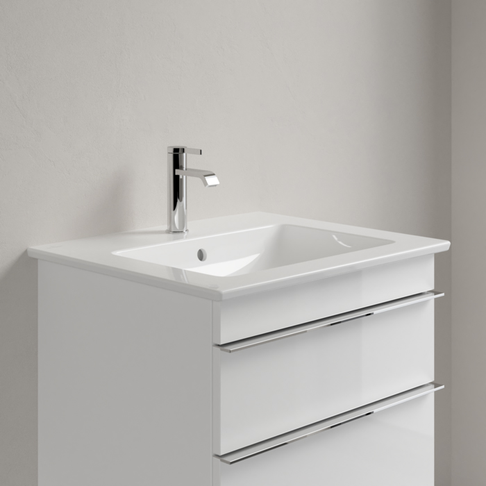 Villeroy&Boch Venticello Раковина 60х50 см, 1 отв., с переливом, с антигрязевым покрытием CeramicPlus, цвет: белый