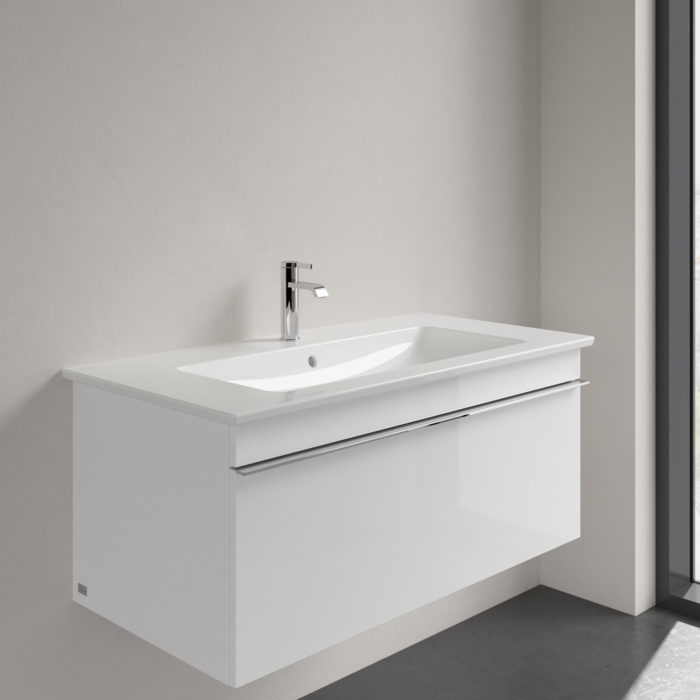 Villeroy&Boch Venticello Раковина 100х50 см, 1 отв., с переливом, с антигрязевым покрытием CeramicPlus, цвет: белый