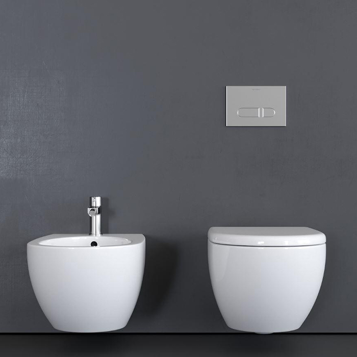 Duravit Architec Унитаз подвесной 57.5x36.5см, с сиденьем микролифт, цвет: белый