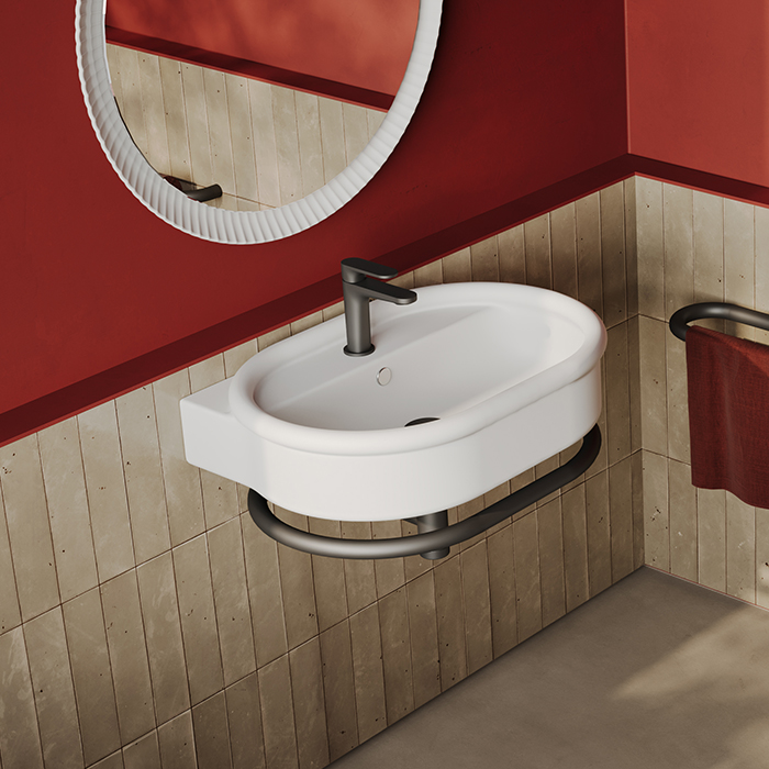 Artceram Brera Раковина 65x46x18см., накладная, без отв., цвет: белый матовый