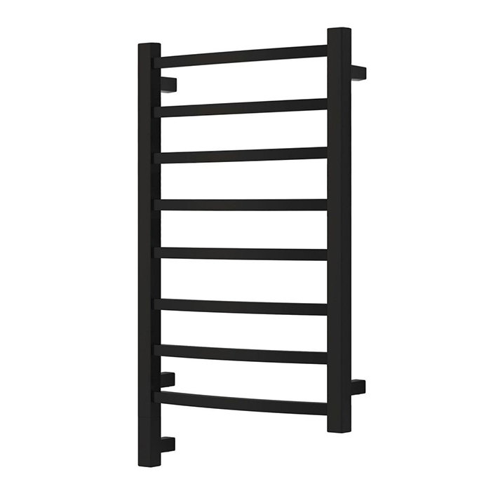 Neoinox Quadro Полотенцесушитель 75x60см, электрический, box, цвет: черный матовый
