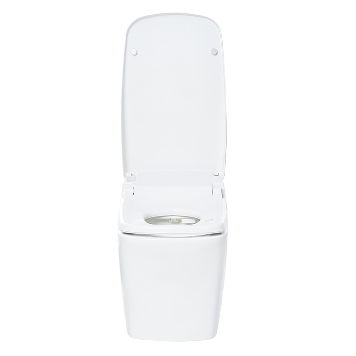 SensPa Tankless Электронный унитаз 41x70x54см, напольный, TCB-9100GA, цвет: белый/золото