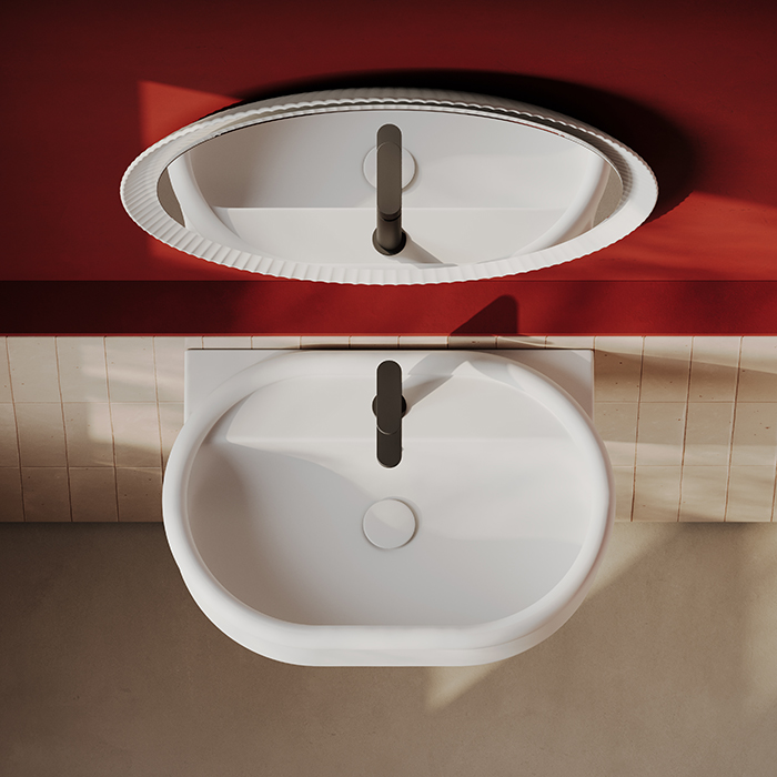 Artceram Brera Раковина 65x46x18см., накладная, без отв., цвет: белый матовый