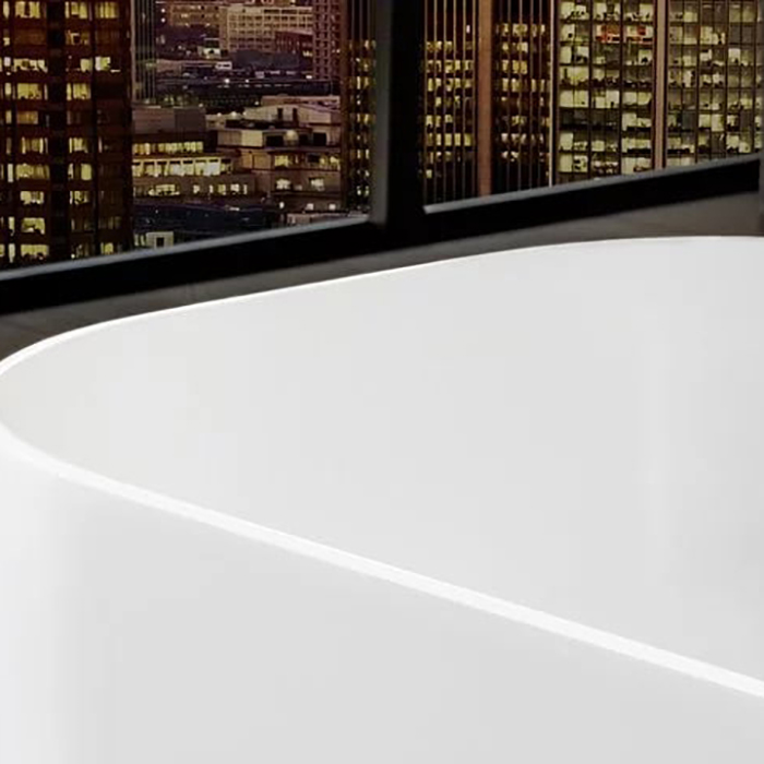 Villeroy&Boch Finion Ванна 170х70х62см., отдельностоящая, Quaryl®, цвет: альпийский белый/золото