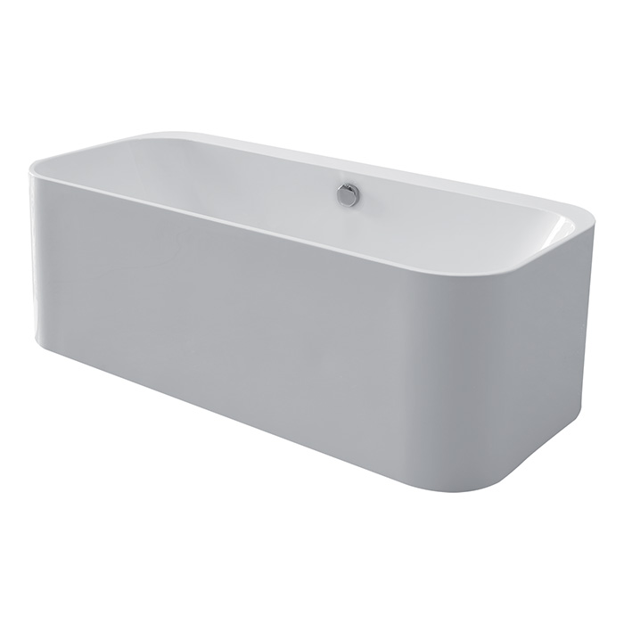Kerasan Tribeca Ванна 170x80x58см., отдельностоящая, акриловая, в комплекте со сливом Clic-clac, цвет: белый