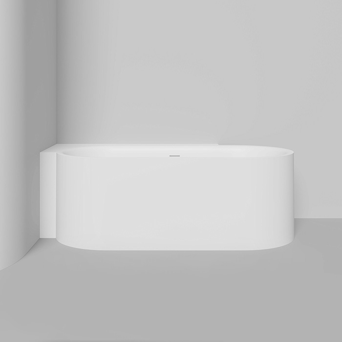 Salini Perla CL Ванна угловая 180x90см, материал S-Stone, цвет: белый матовый