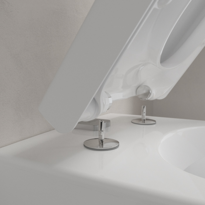 Villeroy&Boch Subway 2.0, Унитаз подвесной, с открытым смывным краем Compact, DirectFlush, ViFresh, горизонтальный выпуск, не подходит для установки со смывными кранами, 37x56см, цвет: белый