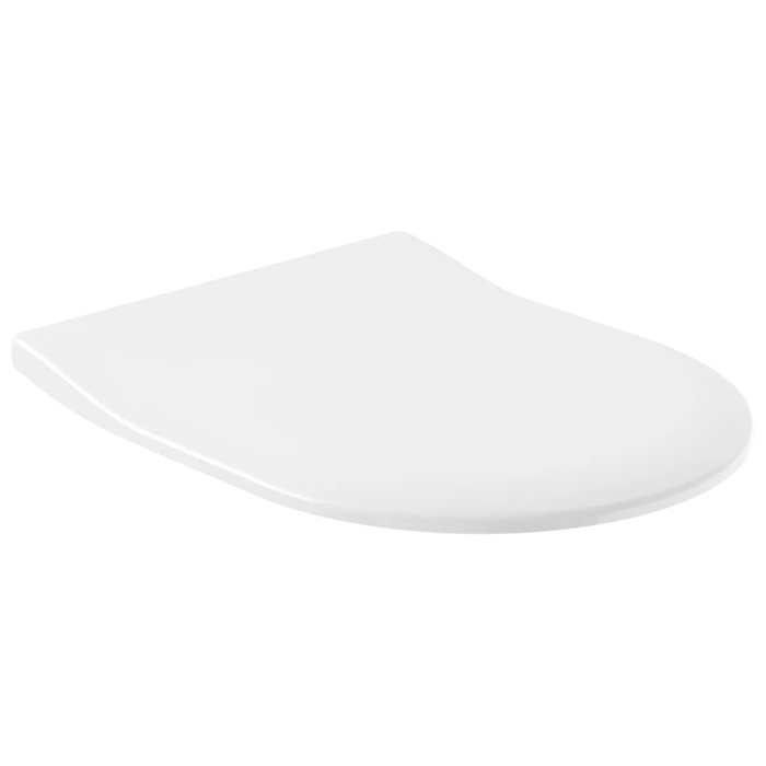 Villeroy&Boch Architectura Сиденье с крышкой для унитаза, с микролифтом, нерж. сталь, SlimSeat, цвет: альпийский белый