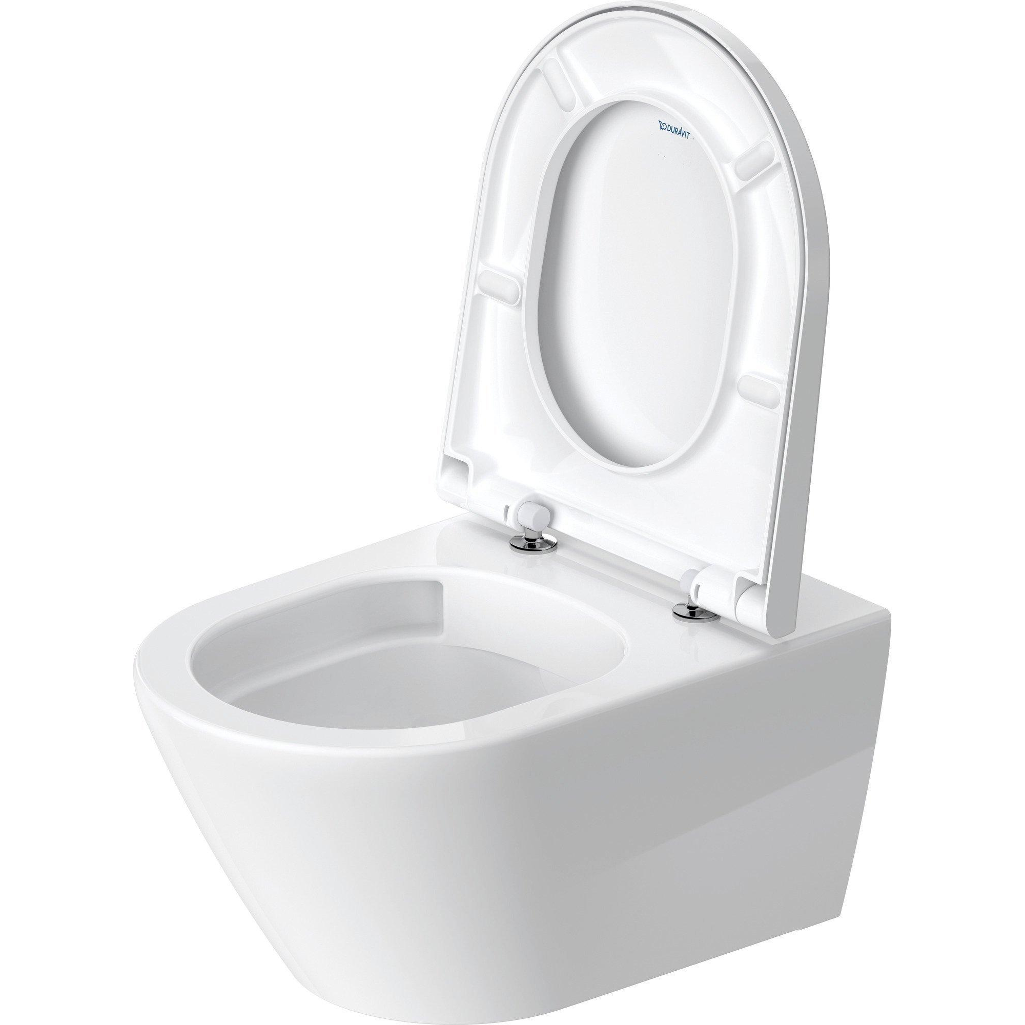 Duravit D-Neo Унитаз подвесной 37x54 см, безободковый, в комплекте с сиденьем 0021690000, цвет: белый