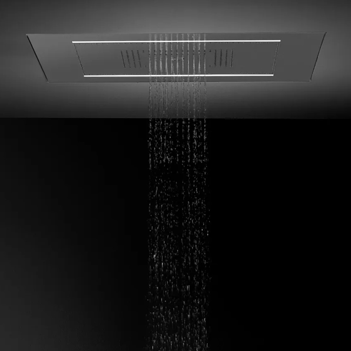 Dornbracht RAIN SKY M Дождевая панель для монтажа на потолке, цвет: нержавеющая сталь сатинированная