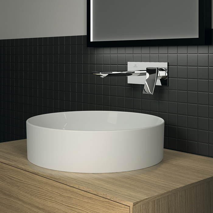 Ideal Standard Conca Раковина 45х12см., накладная, без отв., круглая, с крепежом, цвет: белый