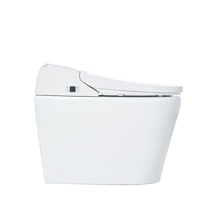 SensPa Tankless Электронный унитаз 39x67x55см, напольный, TCB-8100W, цвет: белый