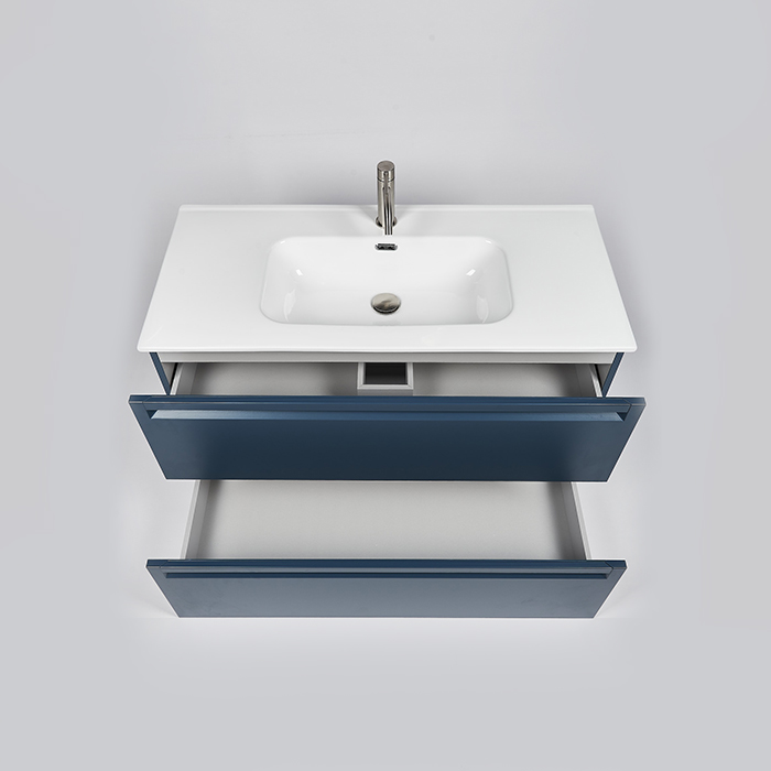 Inda Piccadilly Тумба подвесная 80x45x60см, раковина керамическая, цвет: blu denim