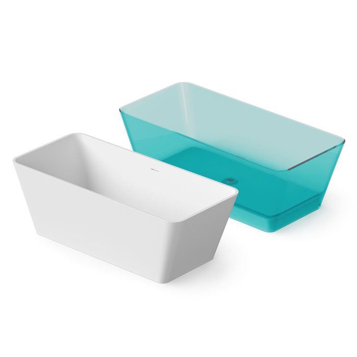Dea Design Modern Ванна 170x78x58см., отдельностоящая, Solid Surface, цвет: White №18