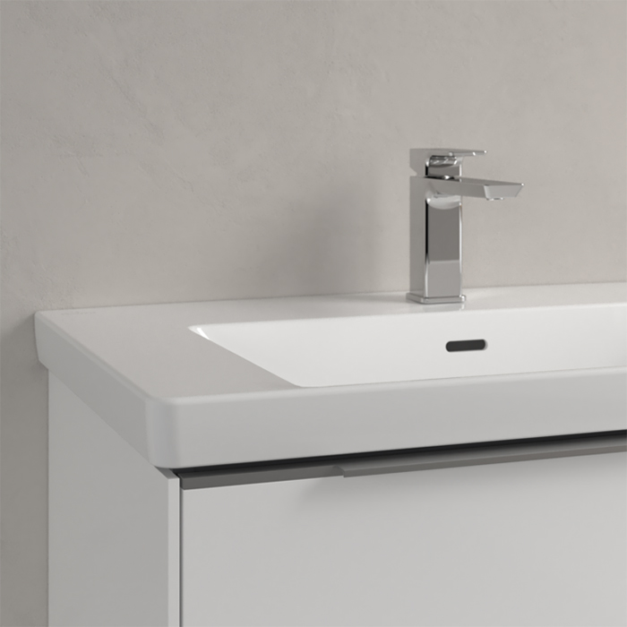 Villeroy&Boch Subway 3.0 Раковина 80х47х16.5см., 1 отв., подвесная, цвет: альпийский белый
