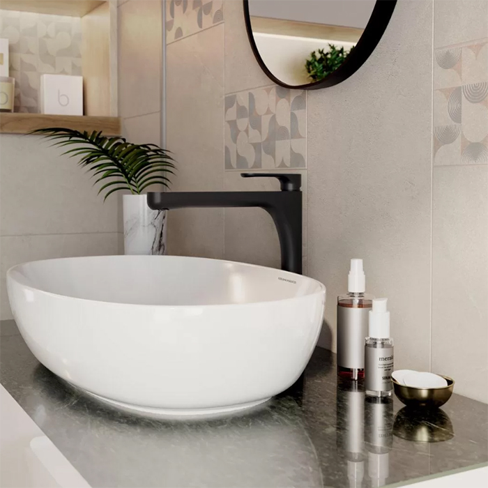 Kerama Marazzi Plaza Раковина накладная 60х37см., без отв., цвет: белый глянцевый