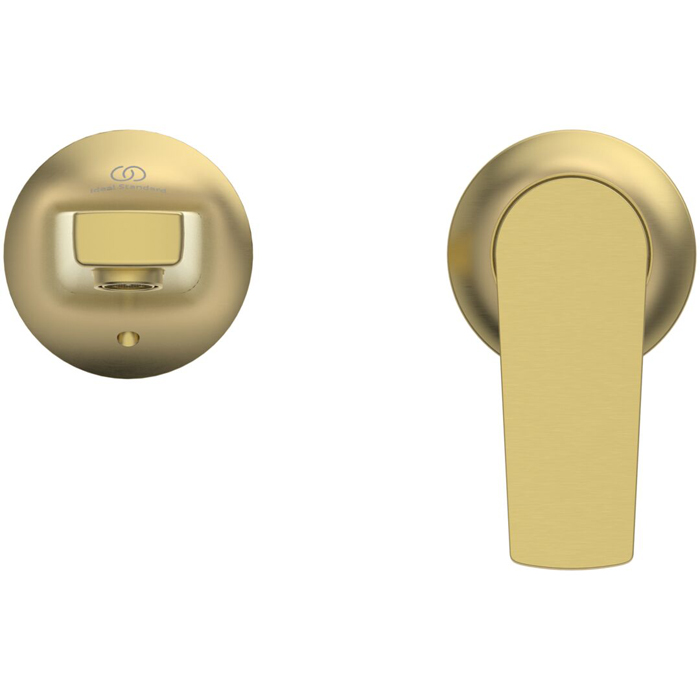 Ideal Standard La Dolce Vita Смеситель для раковины, встраиваемый, излив: 21см., цвет: PVD Brushed Gold (Шлифованное Золото)