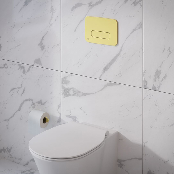 Ideal Standard Oleas™ M3 Механическая панель смыва, двойной смыв, цвет: PVD Brushed Gold